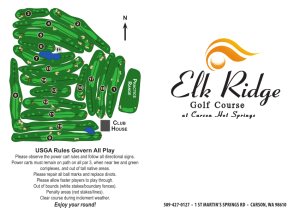 About Us Elk Ridge Golf