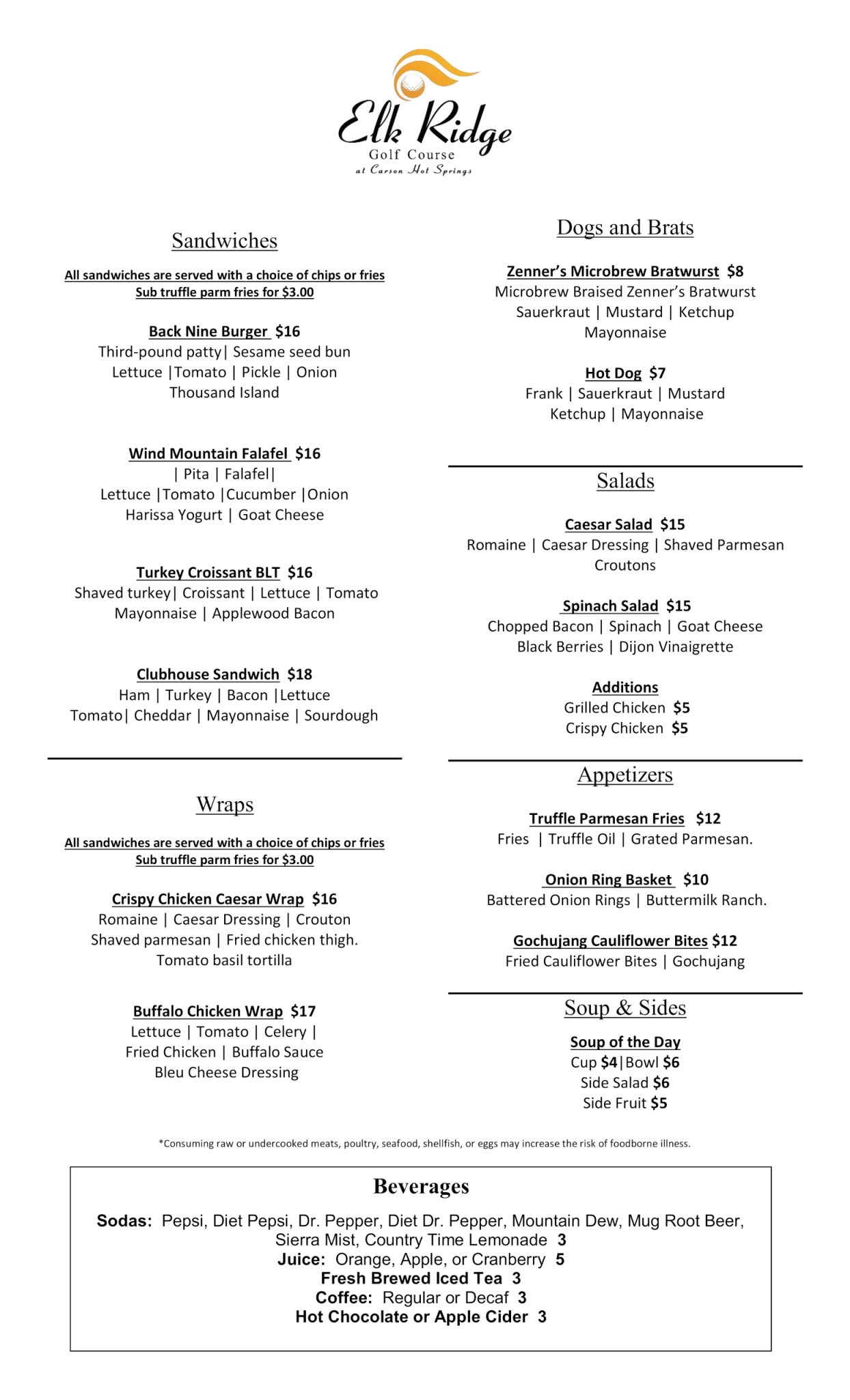 Restaurant Elk Ridge Golf